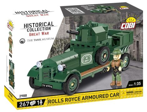 Klocki Wóz Pancerny Rolls-Royce Armoured Car 1920 Pattern MK I Cobi