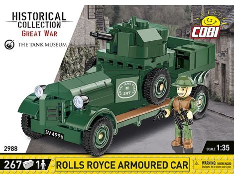 Klocki Wóz Pancerny Rolls-Royce Armoured Car 1920 Pattern MK I Cobi - 4