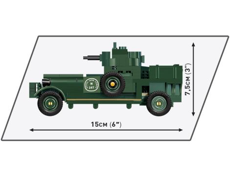 Klocki Wóz Pancerny Rolls-Royce Armoured Car 1920 Pattern MK I Cobi - 6