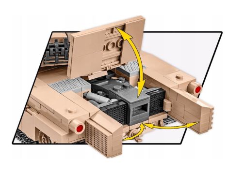 Klocki Czołg M1A2 Abrams Cobi - 10