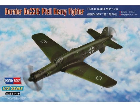 Model samolotu Dornier Do 335 Pfeil Heavy Hobby Boss