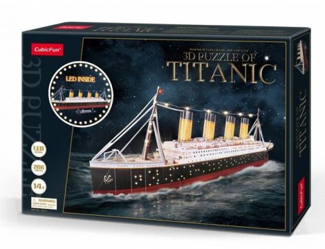 Puzzle 3D LED Titanic od Cubic Fun