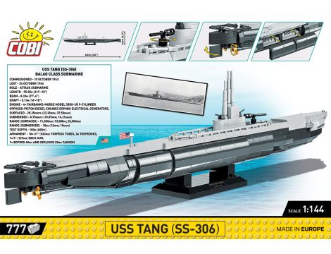 Klocki USS Tang SS-306 Cobi - 2