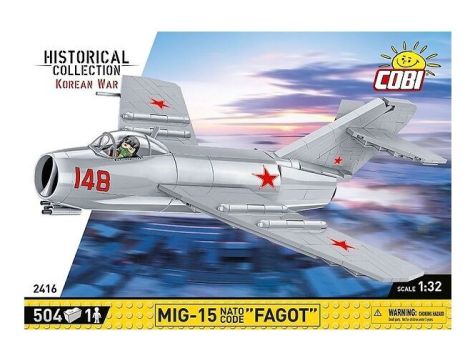 Klocki Samolot MiG-15 Fagot Cobi