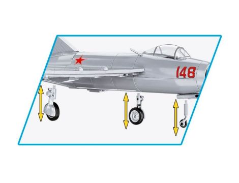 Klocki Samolot MiG-15 Fagot Cobi - 3