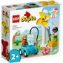 Puzzle LEGO DUPLO Turbina Wiatrowa I Samochód Elektryczny 10985 - 2