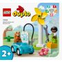 Puzzle LEGO DUPLO Turbina Wiatrowa I Samochód Elektryczny 10985 - 4