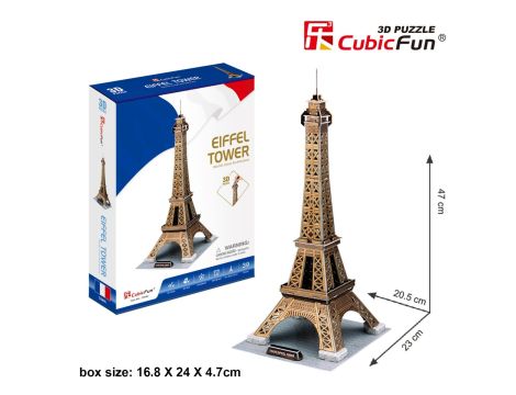 Puzzle 3D Wieża Eiffela Cubic Fun - 2