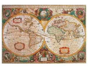 Puzzle Compact Mappa Antica Clementoni 1000el - image 2