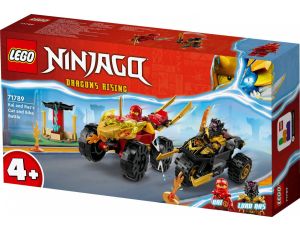 Klocki LEGO Ninjago Bitwa samochodowo-motocyklowa między Kaiem a Rasem 71789 - image 2