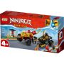 Klocki LEGO Ninjago Bitwa samochodowo-motocyklowa między Kaiem a Rasem 71789 - 3