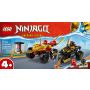 Klocki LEGO Ninjago Bitwa samochodowo-motocyklowa między Kaiem a Rasem 71789 - 4