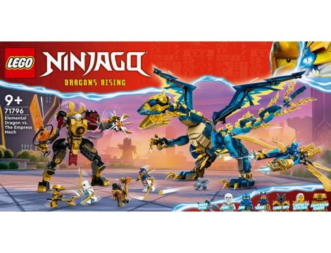 Klocki LEGO Ninjago Smok Żywiołu Kontra Mech Cesarzowej 71796 - 3