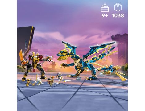 Klocki LEGO Ninjago Smok Żywiołu Kontra Mech Cesarzowej 71796 - 4