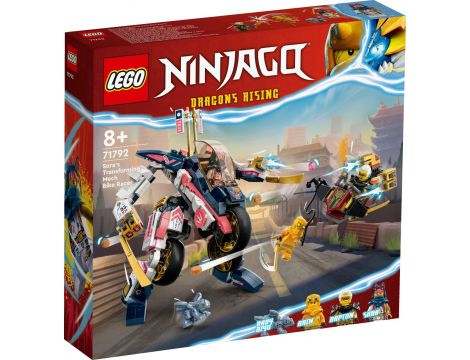 Klocki LEGO Ninjago Mech Sory Zmieniający Się W Motocykl Wyścigowy 71792