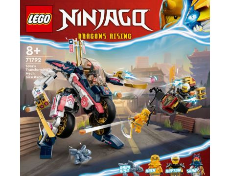 Klocki LEGO Ninjago Mech Sory Zmieniający Się W Motocykl Wyścigowy 71792 - 3