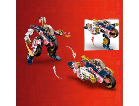 Klocki LEGO Ninjago Mech Sory Zmieniający Się W Motocykl Wyścigowy 71792 - 7