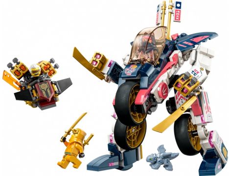 Klocki LEGO Ninjago Mech Sory Zmieniający Się W Motocykl Wyścigowy 71792 - 9