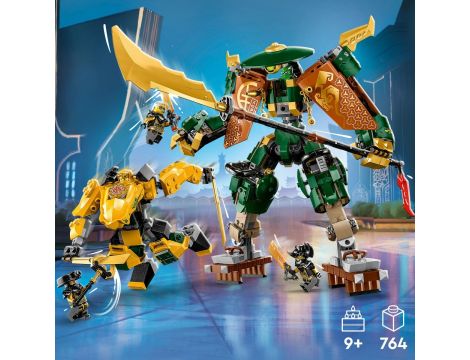 Klocki LEGO Ninjago Drużyna Mechów Ninja Lloyda i Arina 71794 - 6