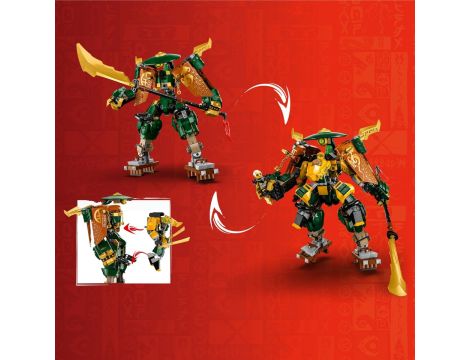 Klocki LEGO Ninjago Drużyna Mechów Ninja Lloyda i Arina 71794 - 7