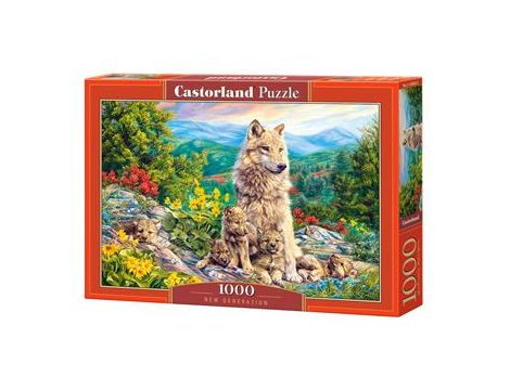 Puzzle wilki nowe pokolenie Castorland 1000el 1