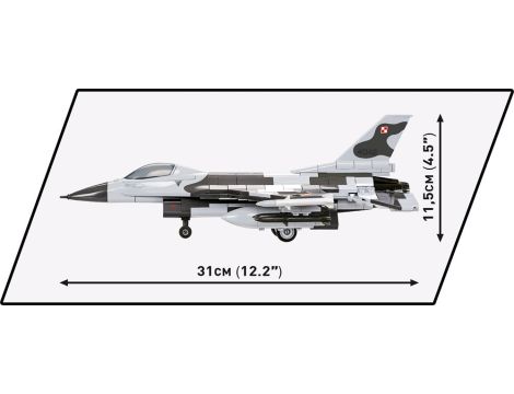 Klocki samolot F-16C Fighting Falcon Cobi - 4