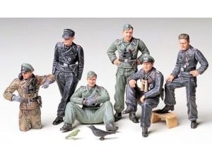 Figurki German Tank Crew At Rest Tamiya - image 2