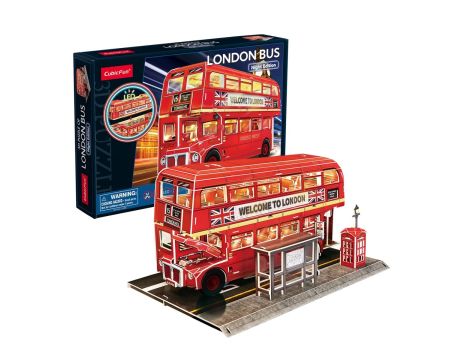 Puzzle 3D Londyński Autobus Cubic Fun