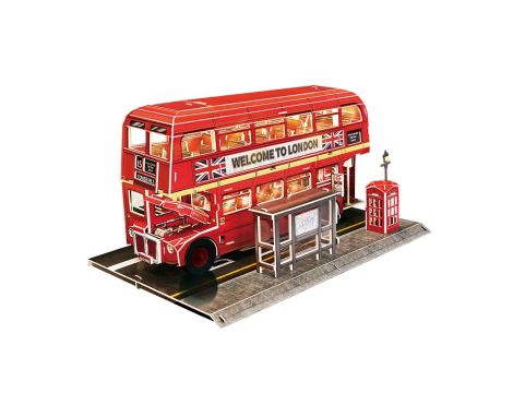 Puzzle 3D Londyński Autobus Cubic Fun - 3