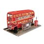 Puzzle 3D Londyński Autobus Cubic Fun - 4