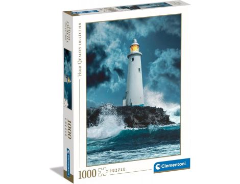 Puzzle Latarnia Morska W Burzy Clementoni 1000el