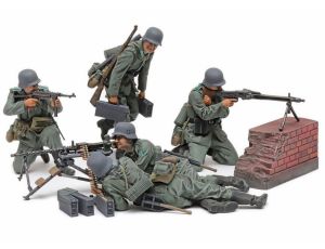 Figurki German Machine Gun Team (Mid-WWII) 1/35 Tamiya