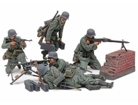 Figurki German Machine Gun Team (Mid-WWII) 1/35 Tamiya