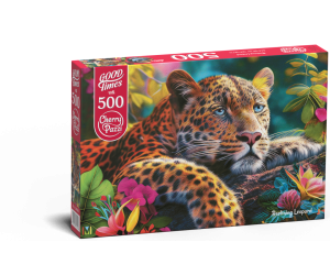 Puzzle Leżący Leopard CherryPazzi 500el