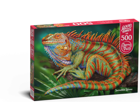 Puzzle Niesamowita Iguana Zwierzęta CherryPazzi 500el