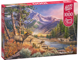 Puzzle Wrzesień w Górach CherryPazzi 1000el