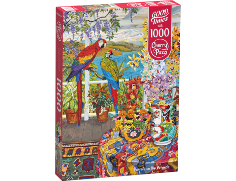 Puzzle Papugi Na Werandzie CherryPazzi 1000el