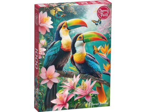 Puzzle Rajskie Tukany CherryPazzi 1000el