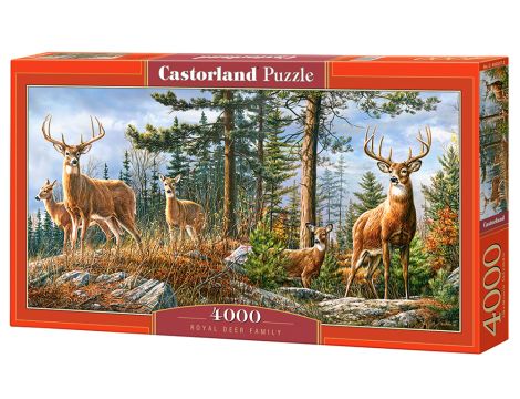 Puzzle Królewska Rodzina Jeleni Castorland 4000el