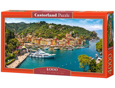 Puzzle Widok Na Portofino Castorland 4000el