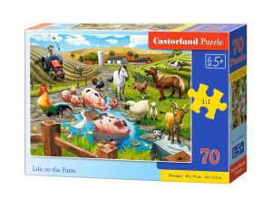 Puzzle Życie Na Farmie Castorland 60el