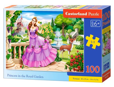 Puzzle Księżniczka W Ogrodzie Castorland 100el