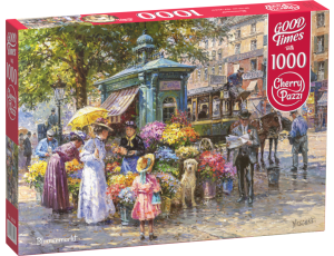 Puzzle Targ Kwiatowy CherryPazzi 1000el