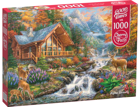 Puzzle Góry Alpejski Spokój CherryPazzi 1000el