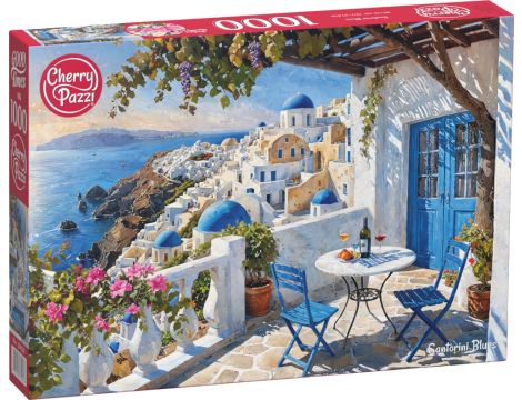 Puzzle Niebieskie Santorini CherryPazzi 1000el