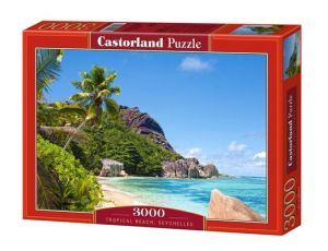 Puzzle Tropikalna Plaża Seszele Castorland 3000el