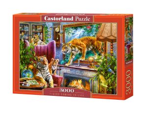 Puzzle Tygrysy W Pokoju Castorland 3000el