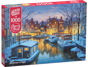 Puzzle Amsterdam Nocą CherryPazzi 1000el