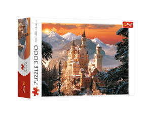 Puzzle Zimowy Zamek Neuschwanstein Trefl 3000el