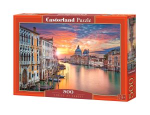 Puzzle Wenecja O Zachodzie Słońca Castorland 500el